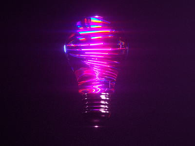 Bingo c4d cinema 4d dispersion dna fog idea lightbulb octane octanerender refraction