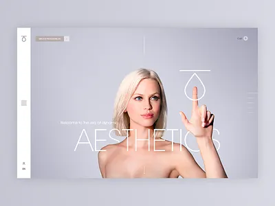 Teoxane #2 art direction beauty concept design ui uidesign uiux web webdesign website