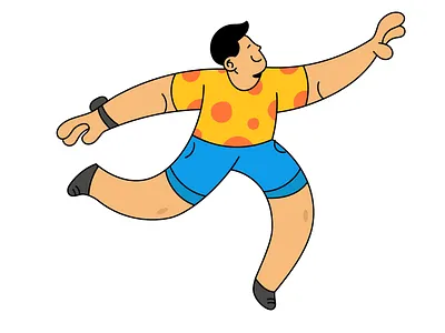 Illustration 01 bangalore boy character design doodle illustration illustrator outline sketch ui ui illustration ux vector watch web