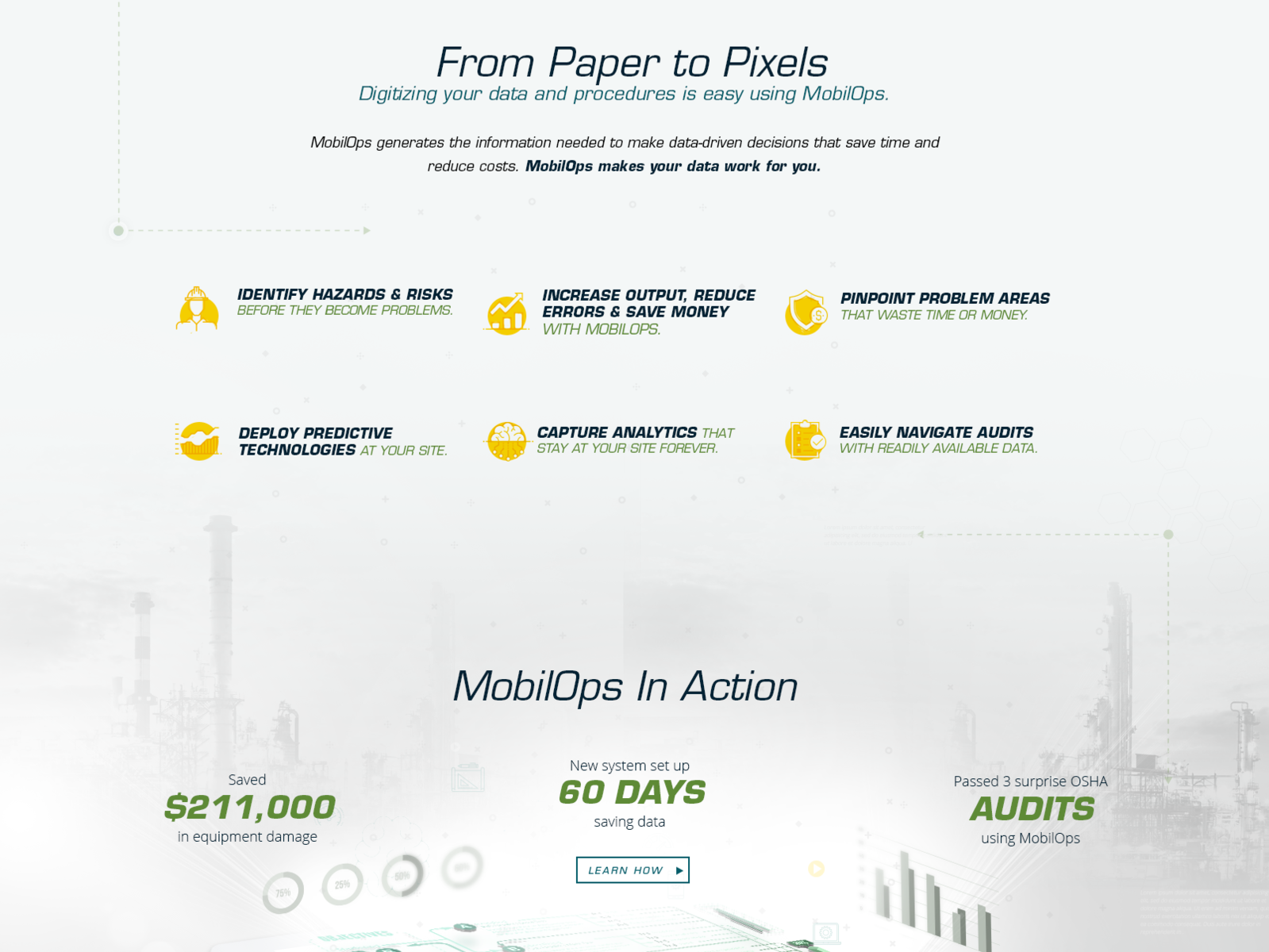 Mobilops Website Design by Aaron Landry on Dribbble