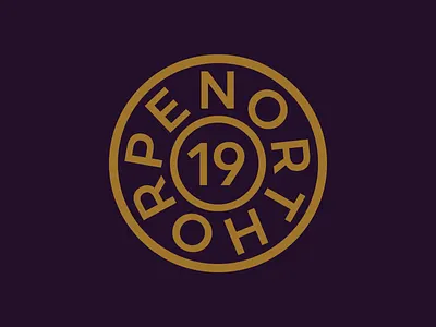 Northorpe19 Dribbble 08 branding branding designer charity charity dinner identity identity design logo logo design logo designer