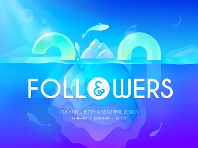 20K bb fans follow glacier ocean team