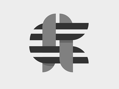 Alison Cosmetics Logo brand branding concept design graphic grayscale icon identity illustrator leaves logo logo design logocore logotype mark monogram overlapping shadow simple vector