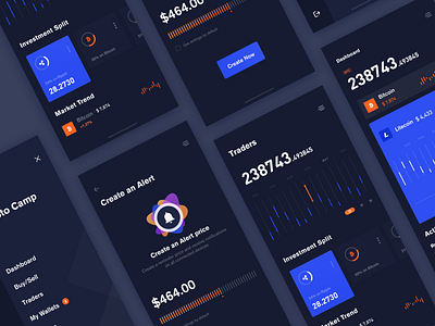 Digital currency application app app design blank card design icon illustration interface lists logo ui ux