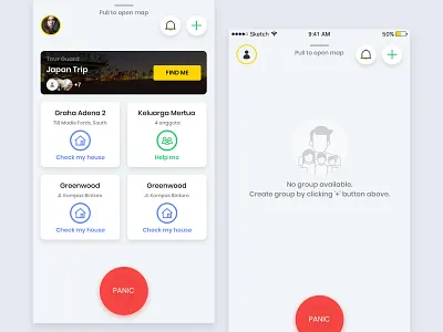 Secure Family App family app ios minimalist mobile app secure ui ui ux design