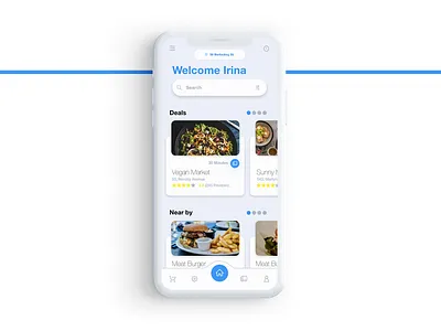 Dreamfood apps conception conception graphique food food app homepage design restaurant app ux designer