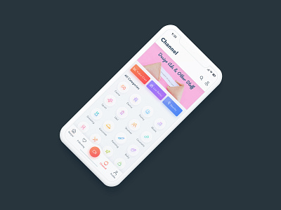 App Screen of Meipai (Redesign) android app app color entertainment gredient icon ios ios app ios app design mobile app design redesign sport app