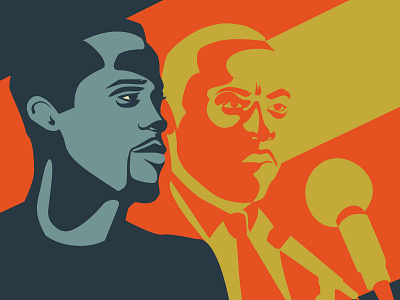 Martin Luther King Jr. civil rights clean history illustration light martin luther king minimal mlk vector