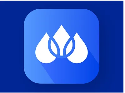 Daily UI #2 - Rain Sounds App Icon app app branding branding daily ui design graphic icon illustrator rain rain app rainy day vector