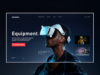 MI VR app design icon logo ui ux vector web web design web desing website