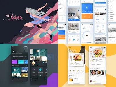 My TOP4 in 2018 app color design icons illustration smart home ui