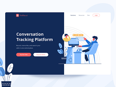landing page exploration app design header illustration landing landingpage plataform tracking app ui