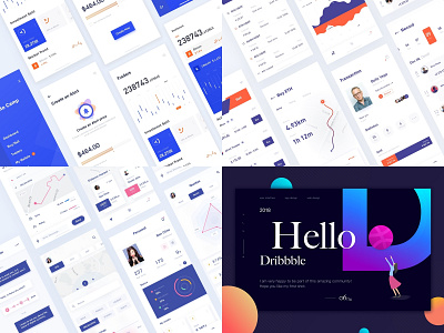 Top 4 of 2018 app app design blank card clean design financial icon illustration lists logo ui ux