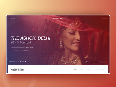 A Wedding Planner Website bride bride groom concept gradient marriage minimal planner task ui ux website wedding white