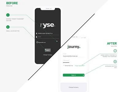 JOURNY | UI/UX Redesign for Data Collection Mobile app app date collection design task manager ui ux