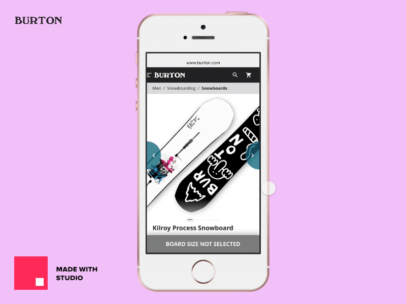 UI Challenge 005 | Product Page (320x568) 320x568 clean interaction design invision studio iphone iphone5s minimalistic simple studio ui design uiux ux uxd visual design web design