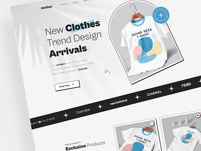 Online Shop Landing brutalism clothes design ecommerce landing landingpage shop shop landing store trend ui ui design