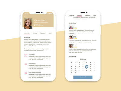 Profile Page app dailyui mobile profile profile design ui ux
