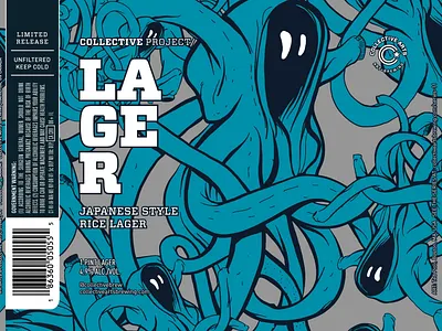 Collective Arts Can 02 animation beer beer art brand branding collective arts design icon identity illustration layout lockup logo monster packaging typography vector