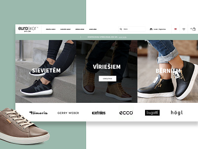 EUROSKOR clean euroskor interactive modern web web interfaces webdesign website