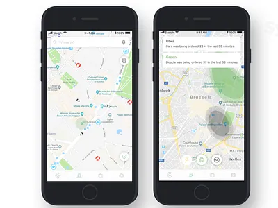 Citymove: The Future of Smart City Mobility clean design design minimal mobile app mobile app experience travel uxd