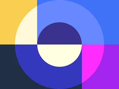 Inspired by Mistakes abstract art circle color composition concept design geometric graphic illustration inspiration minimal mistake pattern primitive shape