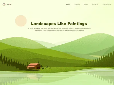 Artistic conception ui 插图 设计 风景