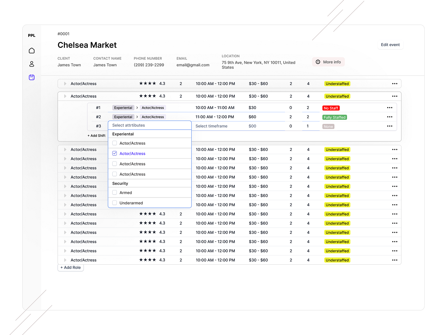 Inline edit for better UX by Alex Tsibulski on Dribbble