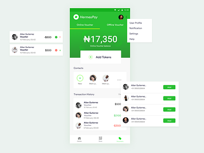 Voucher Screen design interface payment ui ux voucher