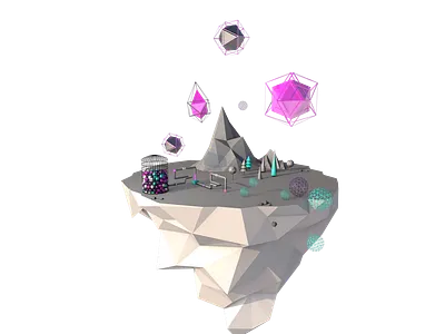 My World 3d 3d design 3dart cinema 4d design graphic art illustration ui web