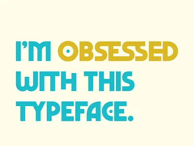 1/20/19 | Sunday Explorations font gold retro teal type typeface