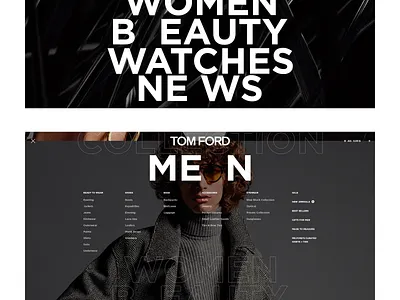 TOM FORD — MAN adobe photoshop design dribbble dribbble best shot fashion projects promo style ui ux web