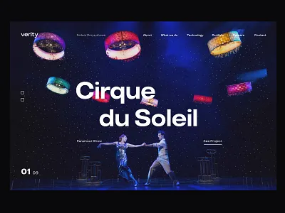 Verity Studios website concept agency design digital outpost ui uidesign website