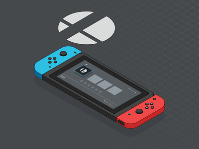 Settle It In Smash illustration isometric vector visual design