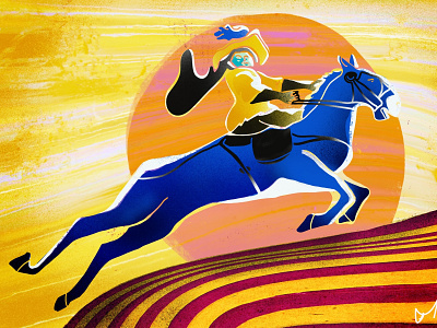 Jumping illustration