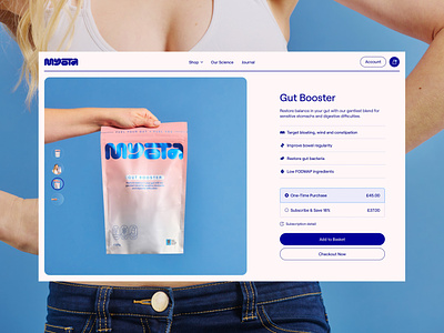myota branding design ecommerce health landing page product responsive shopify typography ui uiux ux web design website