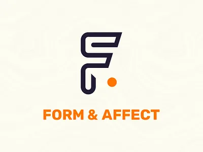 Form & Affect Rebrand agency agency branding branding design geometry graphic design logo orange pantone purple ui web design