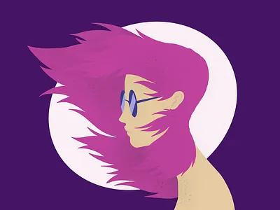 Wind character design digital 2d illustration procreate app quick sketch