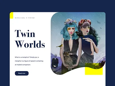 Collage Illustration - Editorial Article collage editorial illustration ui user interface design ux webdesign