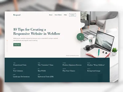 Ten Tips for Creating a Responsive Website in Webflow responsive tutorial webflow website