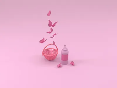 Spring 3d 3d design 3dart app branding cinema 4d design graphic art illustration web