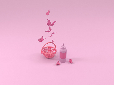 Spring 3d 3d design 3dart app branding cinema 4d design graphic art illustration web