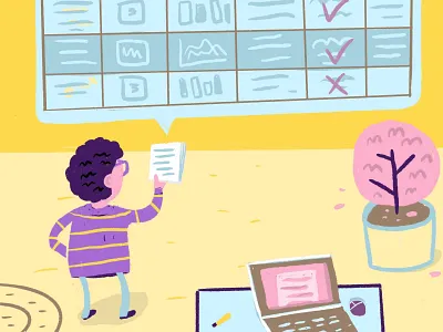 Blog Illustration for Submittable branding design josh quick joshquick logo submittable vector