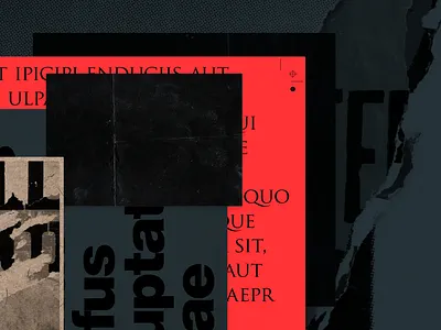 Layered Texture Study font fonts halftone layered layers material poster print texture type typography