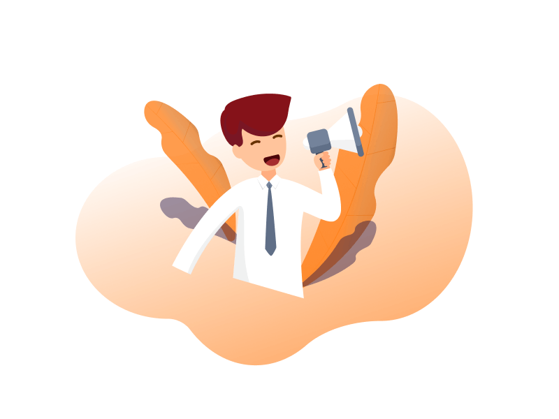 Orange App Concept Illustrations app casestudy design fresh gif illustration interaction minimalistic mobile mobileapp orange ui ux