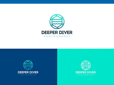 Deeper Diver Logo branding design logo