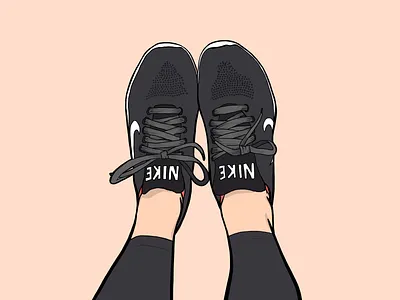 Everyday Sneak art cartoon comic comics design digitalillustration fashion fitness illustration ipadpro nike procreate shoes sneakers