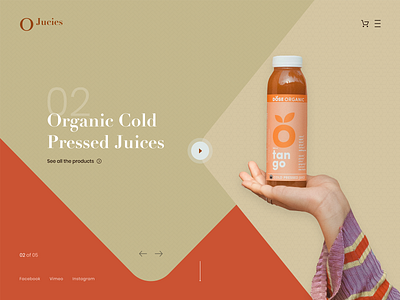 Organic Cold Press Juices Website Design branding clean design designer ecommerce flat icon identity inspiration juices lettering minimal responsive shopping typography ui ux web webdesign website