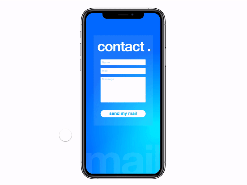 UI #1-Send your Mail animation design icon icon animation interaction design invision studio secher david ui ui ux ux webdesign