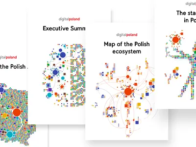 The Map of Polish AI - Report Illustrations 2 ai artificial intelligence covers digital digitalpoland illustrate illustration square